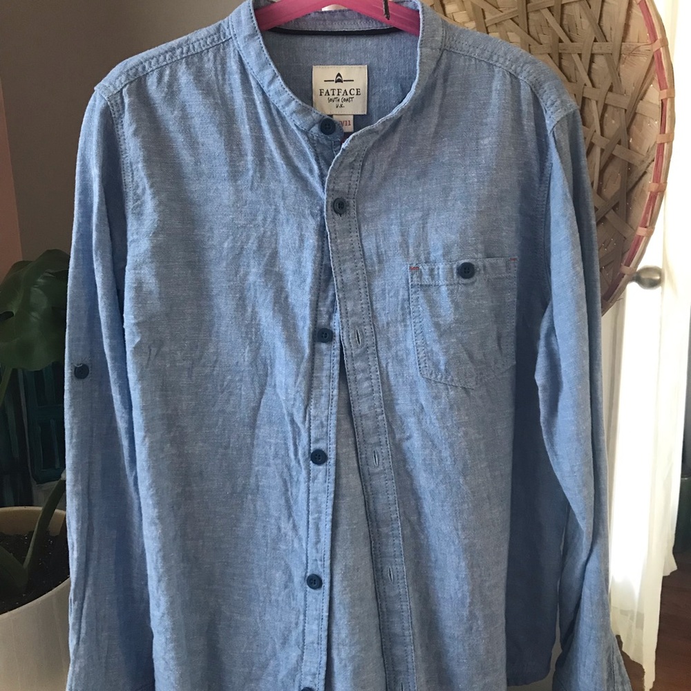 10 year old boy button down shirt